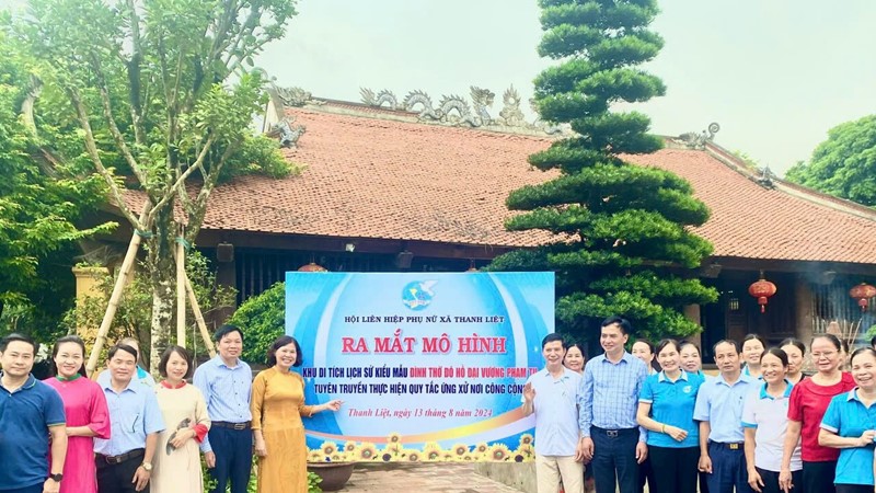 Ra mắt mô hình “Khu di tích lịch sử kiểu mẫu Đình thờ Đô Hồ Đại Vương Phạm Tu”