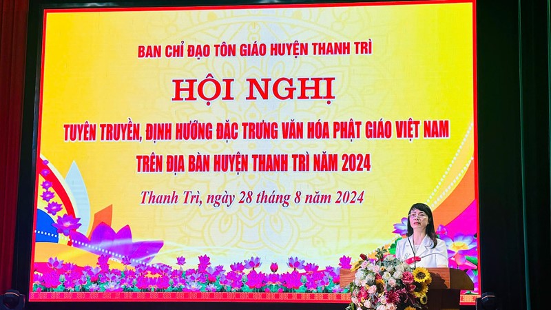 Huyện Thanh Trì: Tuyên truyền, định hướng đặc trưng văn hóa phật giáo Việt Nam 