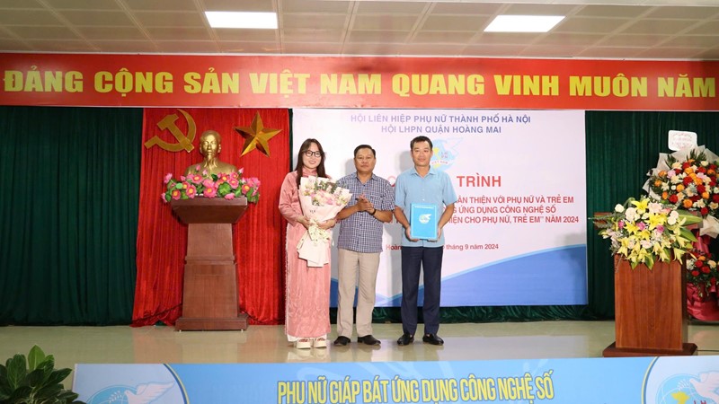 Quận Hoàng Mai: Ra mắt mô hình “Thành phố an toàn thân thiện với phụ nữ và trẻ em” tại phường Giáp Bát