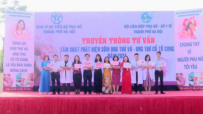 Truyền thông kiến thức phòng ngừa ung thư vú, ung thư cổ tử cung tại huyện Đông Anh