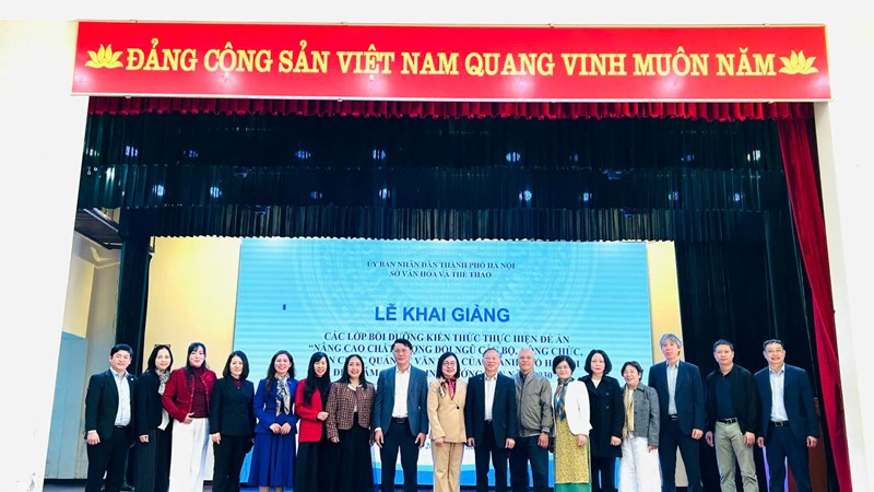 Khai giảng các lớp bồi dưỡng kiến thức cho cán bộ quản lý văn hóa Thủ đô