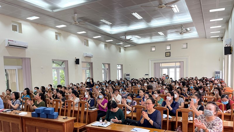 Hội LHPN quận Cầu Giấy: Bồi dưỡng nghiệp vụ công tác Hội phụ nữ năm 2022 cho cán bộ phụ nữ