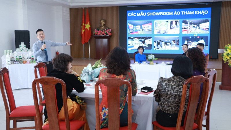 Hội LHPN quận Ba Đình: Gặp mặt, giao lưu với các nữ doanh nhân.