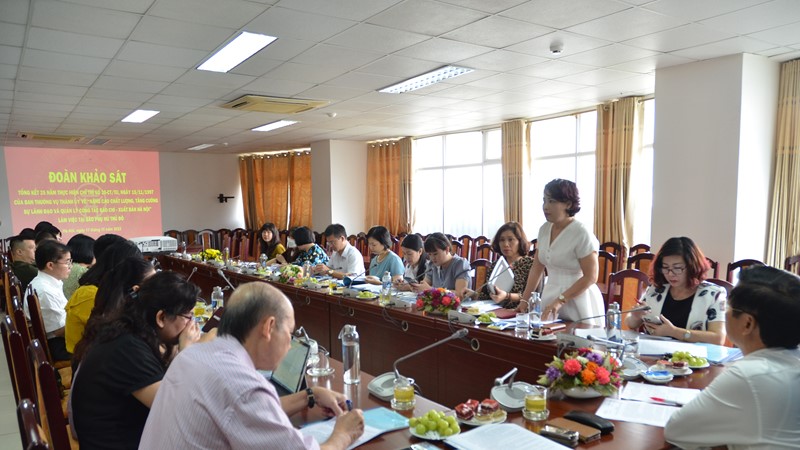 Khảo sát việc thực hiện “nâng cao chất lượng, lãnh đạo và quản lý công tác báo chí-xuất bản“