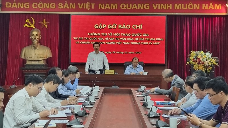 Ngày 29/11 diễn ra hội thảo quốc gia về gia đình và chuẩn mực con người Việt Nam trong thời kỳ mới