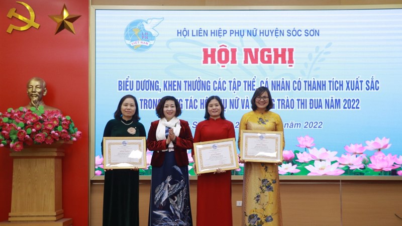 Hội LHPN huyện Sóc Sơn: Một năm hành động hiệu quả vì phụ nữ