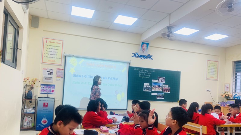 Quận Ba Đình tổ chức tiết dạy thực nghiệm vòng 2 tài liệu Giáo dục địa phương theo Chương trình Giáo dục phổ thông 2018