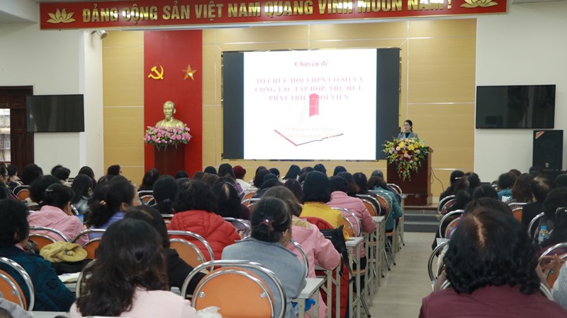 Hội LHPN quận Đống Đa: Tập  huấn nghiệp vụ công tác Hội năm 2023 