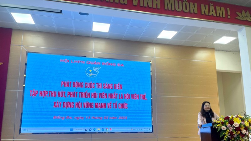 Phát động cuộc thi “Sáng kiến tập hợp thu hút, phát triển hội viên xây dựng tổ chức Hội vững mạnh”