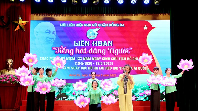 Hội LHPN quận Đống Đa: Tổ chức “Liên hoan “Tiếng hát dâng Người”