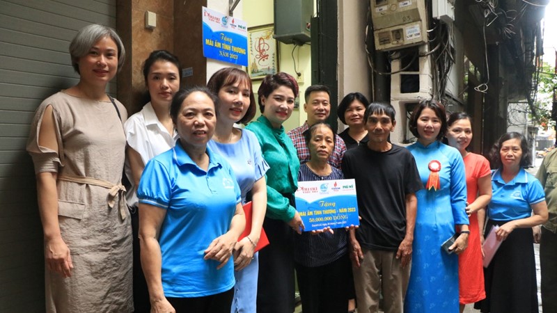 Thêm một mái ấm tình thương của Báo Hội dành tặng phụ nữ nghèo