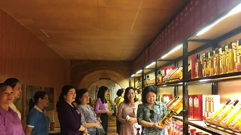 Thăm mô hình kinh tế do hội viên phụ nữ làm chủ