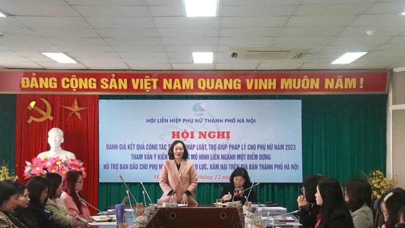 Hội LHPN Hà Nội: Trợ giúp pháp lý lưu động cho trên 1.000 phụ nữ năm 2023