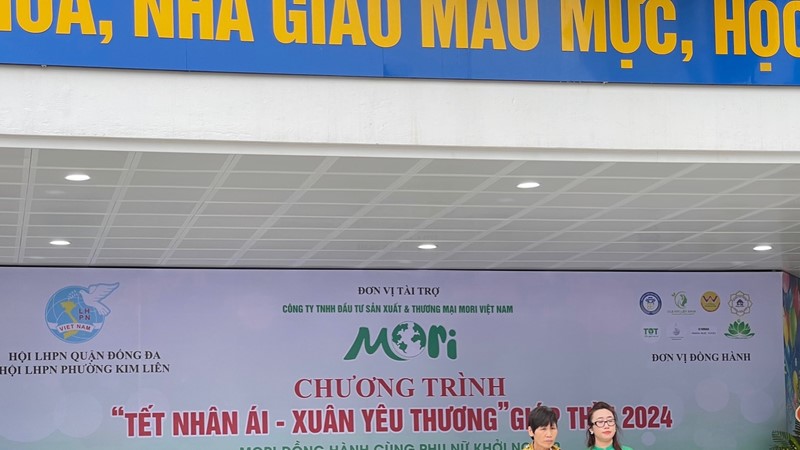 “Tết nhân ái-Xuân yêu thương” của phụ nữ phường Kim Liên