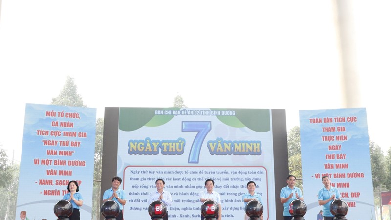 Tỉnh Bình Dương: Kêu gọi người dân “sống xanh, sống đẹp, sống có trách nhiệm với môi trường và cộng đồng“