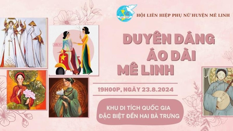 Lan tỏa nét duyên áo dài từ chương trình “Duyên dáng Áo dài Mê Linh”