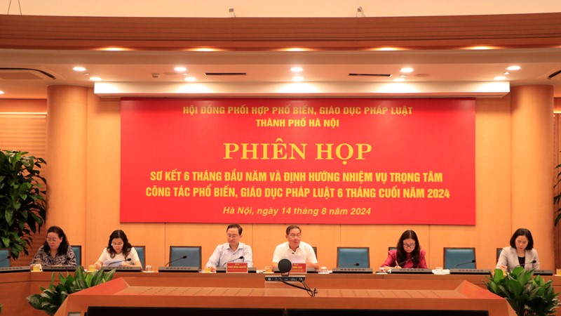 Tập trung đẩy mạnh, tuyên truyền phổ biến Luật Thủ đô