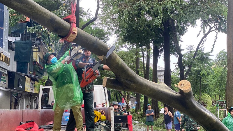 Từ nay đến sáng 09/9, thành phố Hà Nội có mưa vừa, mưa to và dông 