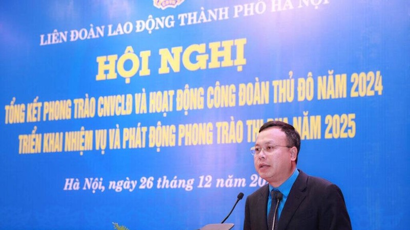 15 hoạt động nổi bật của tổ chức Công đoàn Thủ đô năm 2025 