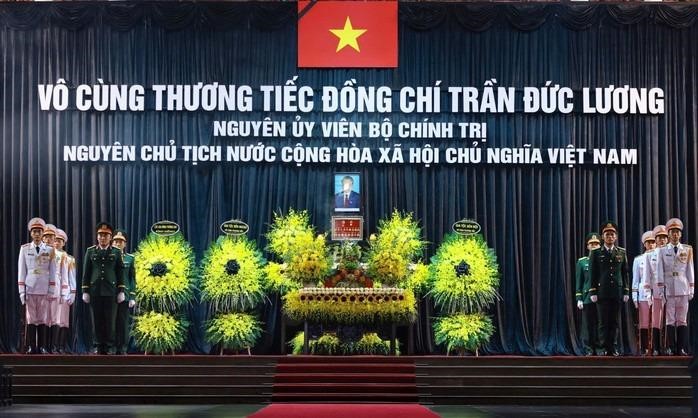 Tổ chức trọng thể Lễ truy điệu nguyên Chủ tịch nước Trần Đức Lương 