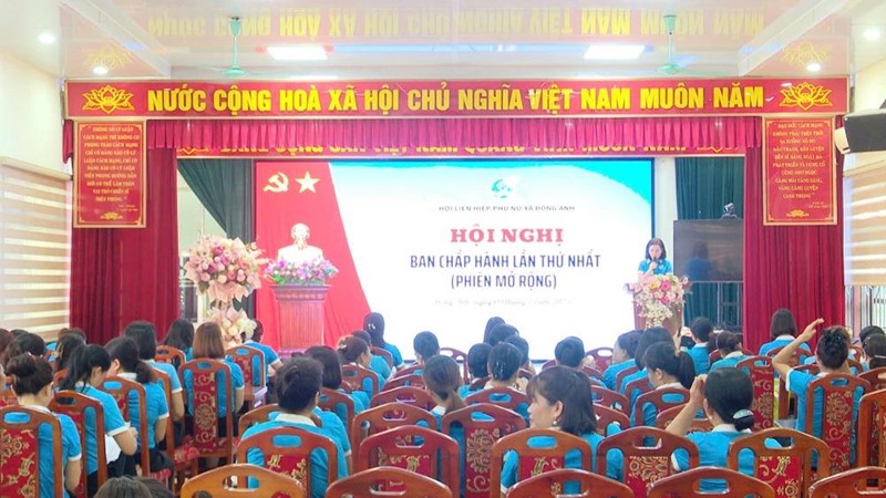 Hội LHPN xã Đông Anh: Tổ chức Hội nghị BCH lần thứ Nhất 