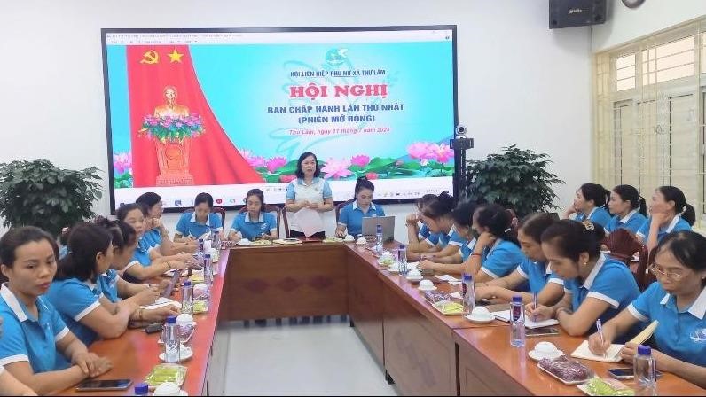 Hội LHPN xã Thư Lâm: Tổ chức thành công Hội nghị Ban Chấp hành lần thứ nhất