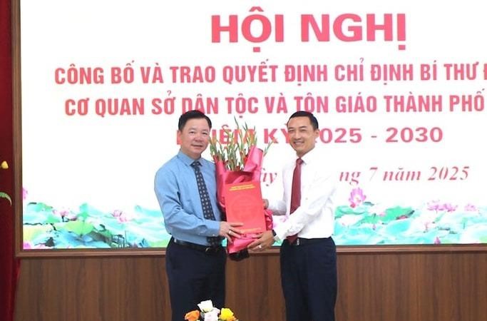 Đồng chí Nguyễn Sỹ Trường được chỉ định là Bí thư Đảng ủy Sở Dân tộc và Tôn giáo Hà Nội