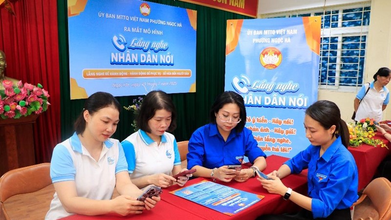 Phường Ngọc Hà: Lắng nghe Nhân từ bằng trái tim, phục vụ Nhân dân bằng trách nhiệm