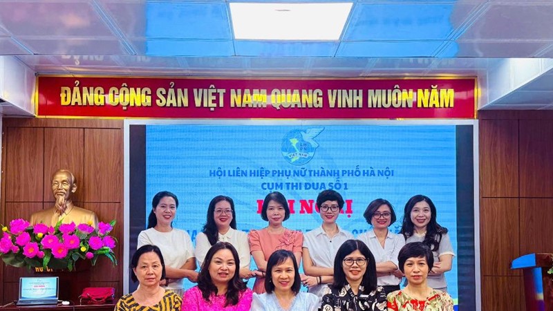 Cụm Thi đua số 1 - Hội LHPN thành phố Hà Nội: Ký giao ước thi đua với 5 nội dung trọng tâm