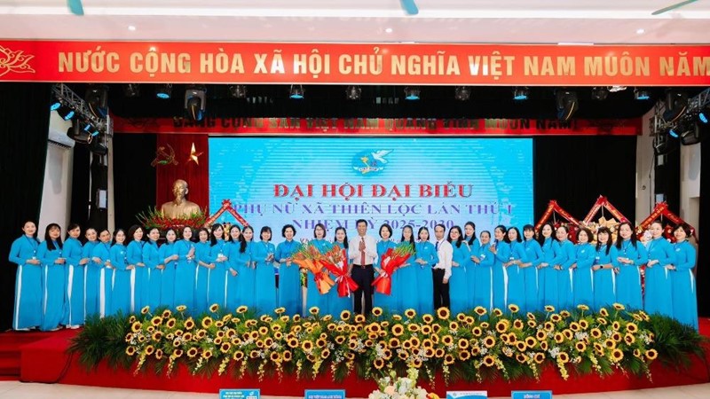 Đồng chí Nguyễn Thị Thuý Linh giữ chức Chủ tịch Hội LHPN xã Thiên Lộc nhiệm kỳ 2025 – 2030 