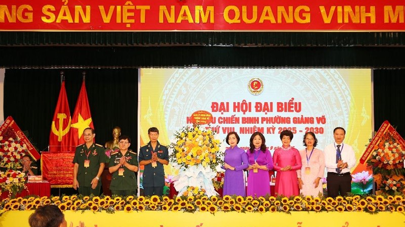 Hội Cựu chiến binh phường Giảng Võ: Đề cao vai trò gương mẫu của người bộ đội Cụ Hồ