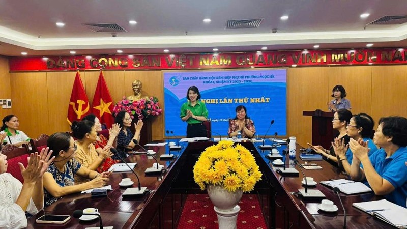 Hội LHPN phường Ngọc Hà: Tổ chức Hội nghị lần thứ Nhất, nhiệm kỳ 2025-2030