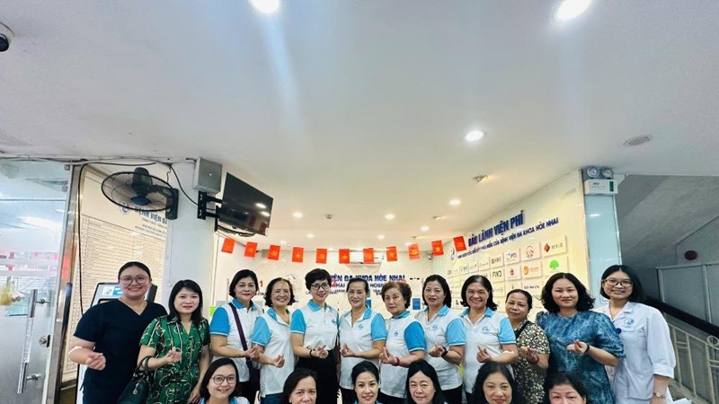 Hội LHPN phường Ba Đình: Khám sức khỏe miễn phí cho cán bộ, hội viên nòng cốt