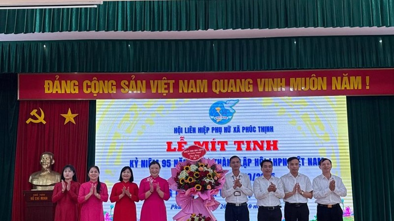 Sôi nổi các hoạt động chào mừng 20/10 của phụ nữ Phúc Thịnh