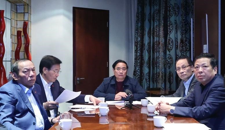 Từ Nam Phi, Thủ tướng chủ trì cuộc họp trực tuyến về ứng phó, khắc phục hậu quả mưa lũ