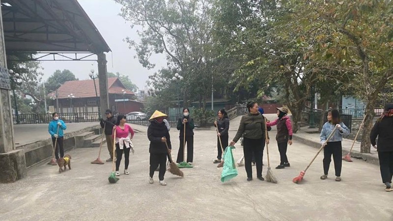 Hội LHPN xã Phúc Thịnh: Hành động vì môi trường xanh