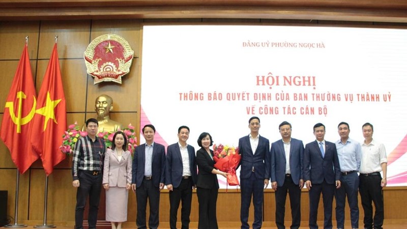 Phường Ngọc Hà có tân Bí thư Đảng ủy