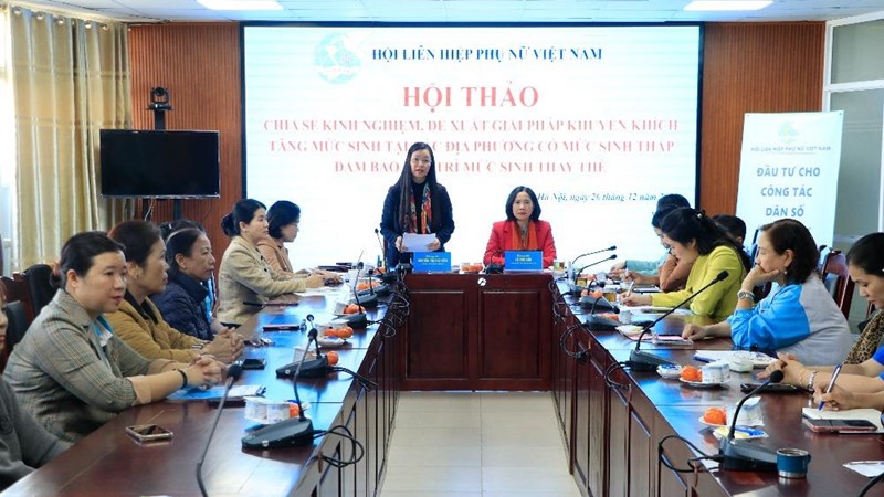 Phát huy vai trò của các cấp Hội trong vận động khuyến sinh, đảm bảo duy trì mức sinh thay thế