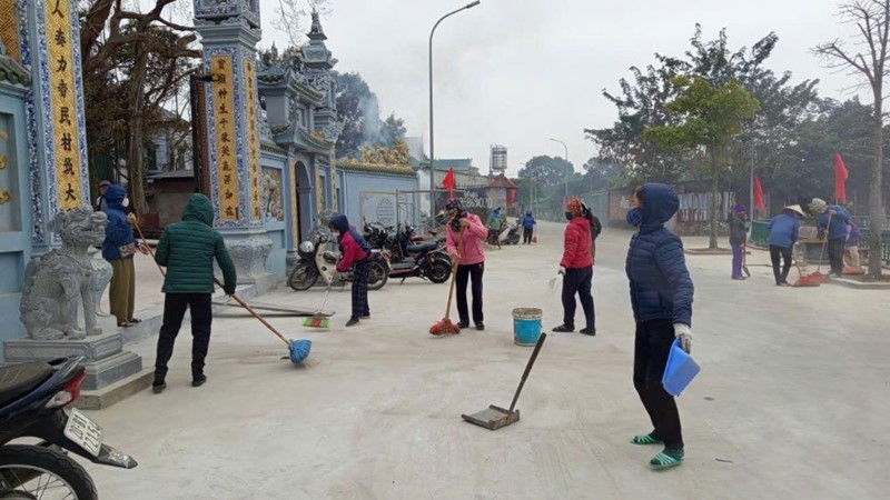 Phụ nữ Thư Lâm: Sôi nổi hưởng ứng cuộc thi “Thôn, khu, tổ dân phố Sáng- Xanh- Sạch- Đẹp- Hiệu quả”