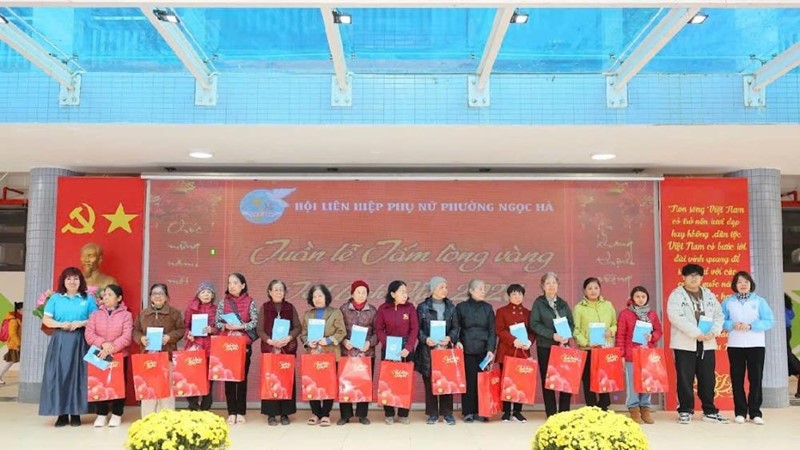 Hội LHPN phường Ngọc Hà: Tổ chức chương trình “Tuần lễ tấm lòng vàng” dịp Tết Bính Ngọ