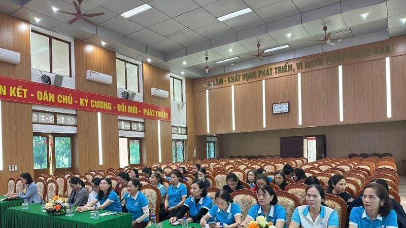 Hội LHPN xã Thư Lâm: Tập trung cao điểm cho công tác bầu cử đại biểu Quốc hội và đại biểu HĐND các cấp