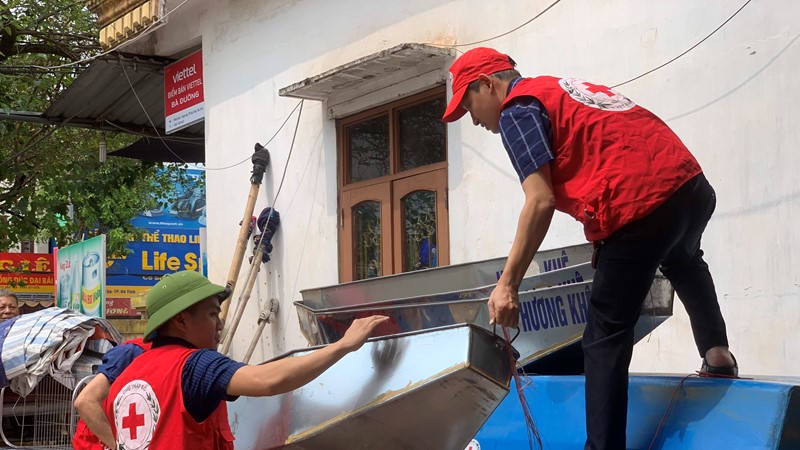 Hội Chữ thập đỏ Việt Nam: Ứng phó khẩn cấp với cơn bão số 4 (bão Noru)