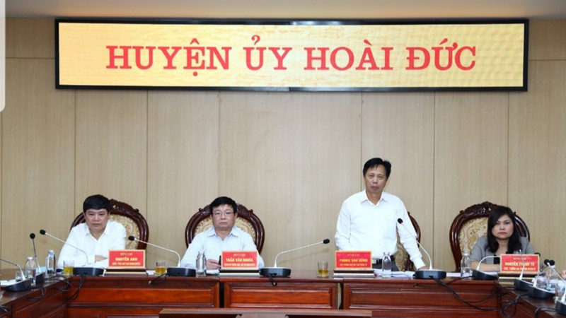 Hoài Đức: Tọa đàm về vai trò của hệ thống chính trị trong công tác tuyên truyền giải phóng mặt bằng