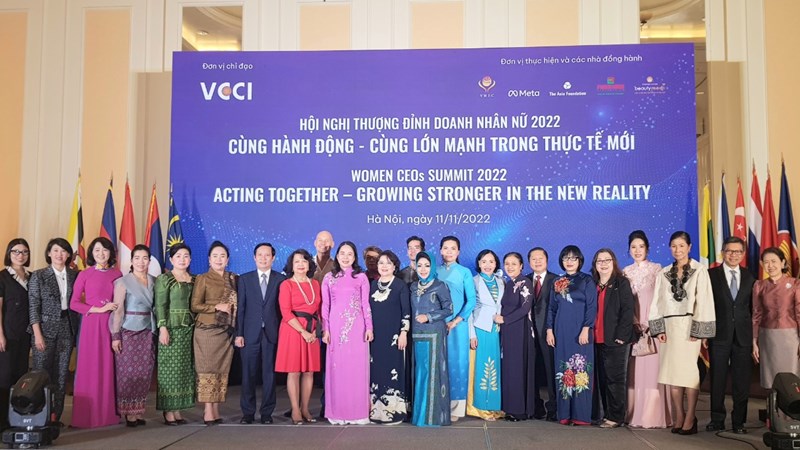 Hội nghị Thượng đỉnh Doanh nhân nữ ASEAN 2022: Cùng đồng hành-Cùng lớn mạnh trong thực tế mới