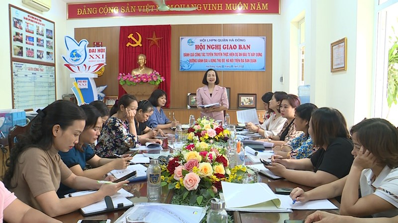 Hội LHPN quận Hà Đông tích cực tuyên truyền thực hiện dự án đường Vành đai 4- Vùng Thủ đô Hà Nội