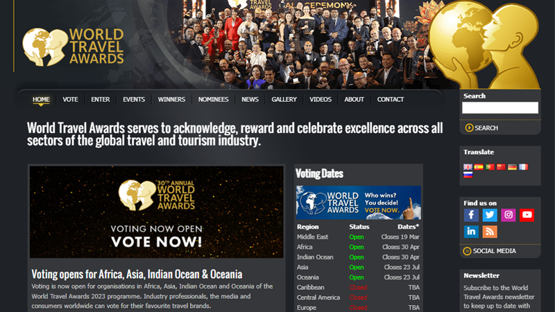 Hãy bình chọn cho Du lịch Việt Nam và Hà Nội tại World Travel Awards 2023
