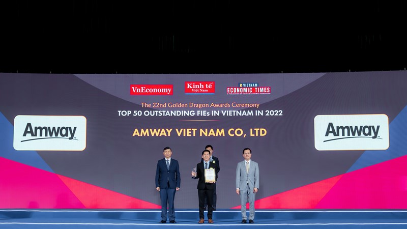 Amway Việt Nam được vinh danh là doanh nghiệp FDI tiên phong trong lĩnh vực chuyển đổi số