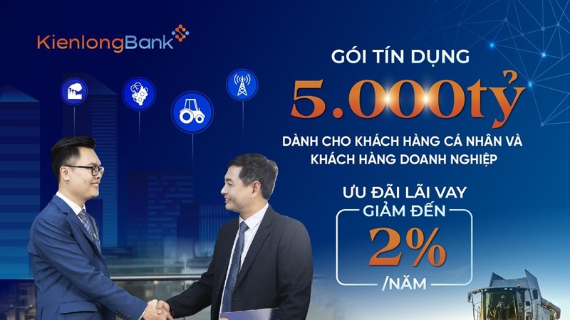 KienlongBank triển khai gói tín dụng 5.000 tỷ đồng 