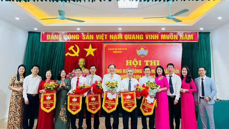 Sơn Tây hoàn thành thi Trưởng ban Công tác Mặt trận giỏi cấp cơ sở năm 2023