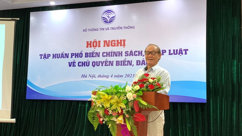 Bộ Thông tin và Truyền thông tập huấn, phổ biến chính sách pháp luật về chủ quyền biển, đảo